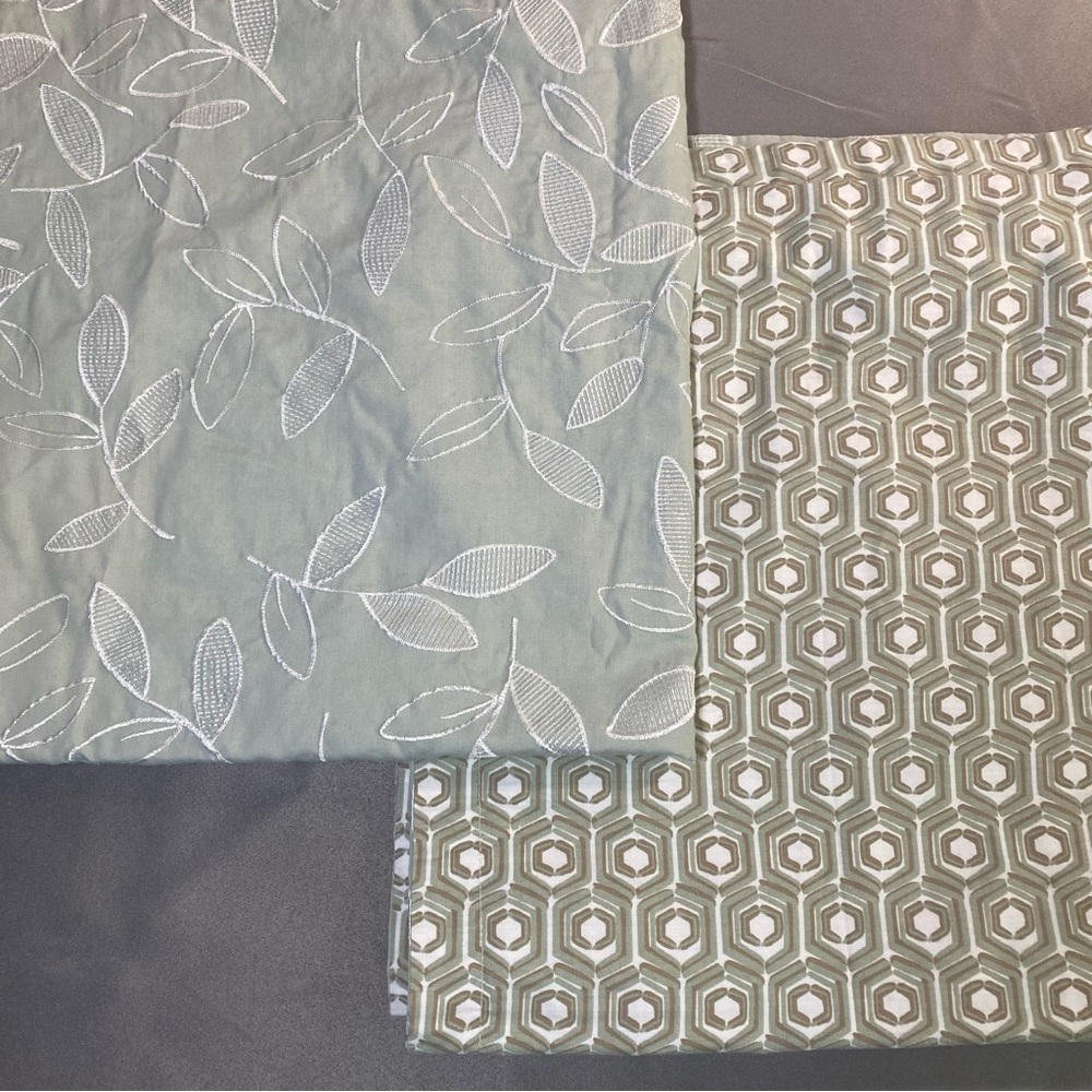 Style and Co. Home euro pillow shams set of two reversible.